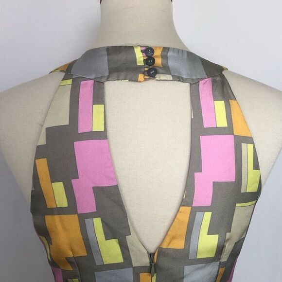 MILLY of NEW YORK CAMILLA HALTER DRESS 100… - Picture 9 of 14